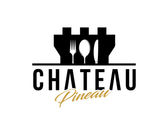 Chateau Pineau logo design by MarkindDesign