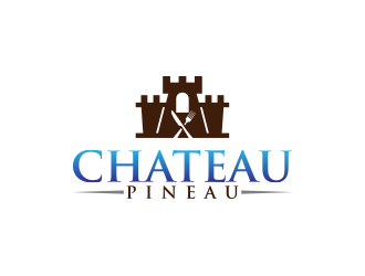 Chateau Pineau logo design by Inlogoz