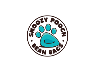 Snoozy Pooch Bean Bags logo design by yippiyproject