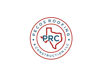Pecos Roofing & Construction LLC logo design by mbamboex
