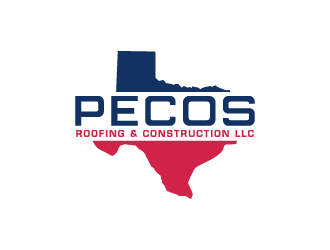 Pecos Roofing & Construction LLC logo design by pambudi