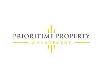 Prioritime Property Management logo design by menanagan