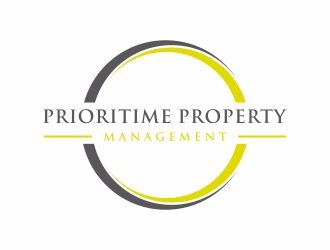 Prioritime Property Management logo design by menanagan