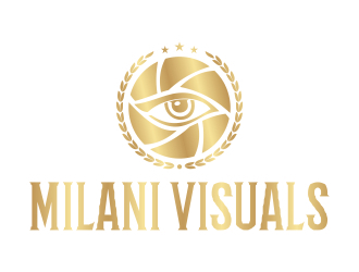 Milani Visuals logo design by cikiyunn