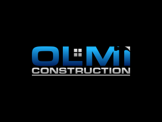 Olmi Construction  logo design by Lavina