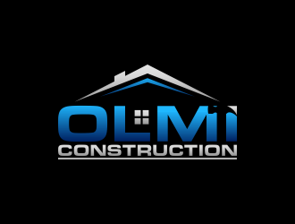 Olmi Construction  logo design by Lavina