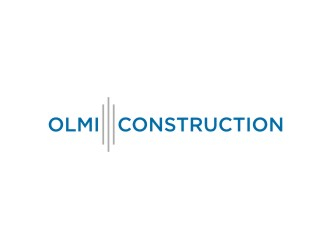 Olmi Construction  logo design by sabyan