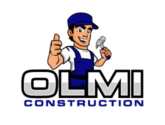 Olmi Construction  logo design by AamirKhan