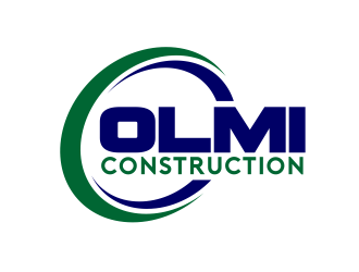 Olmi Construction  logo design by serprimero