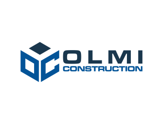 Olmi Construction  logo design by goblin