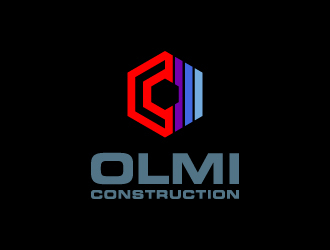 Olmi Construction  logo design by josephope