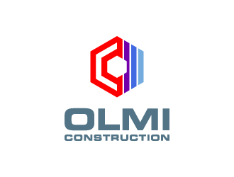 Olmi Construction  logo design by josephope