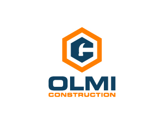 Olmi Construction  logo design by josephope