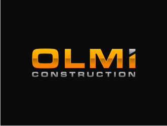 Olmi Construction  logo design by Artomoro