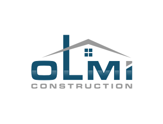 Olmi Construction  logo design by Artomoro