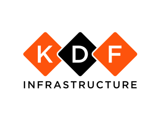 KDF Infrastructure logo design by puthreeone