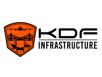 KDF Infrastructure logo design by DreamLogoDesign