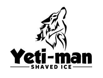 YETI-MAN SHAVED ICE logo design by AamirKhan