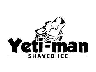 YETI-MAN SHAVED ICE logo design by AamirKhan