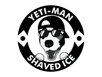 YETI-MAN SHAVED ICE logo design by Kruger
