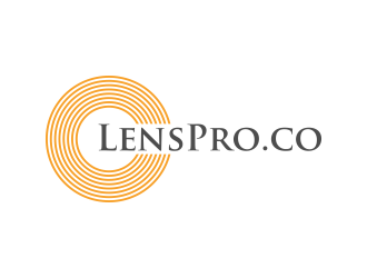 LensPro.co logo design by Purwoko21
