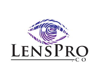 LensPro.co logo design by AamirKhan
