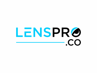 LensPro.co logo design by Renaker
