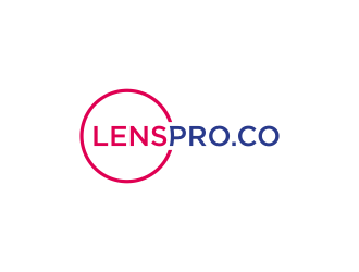 LensPro.co logo design by Galfine