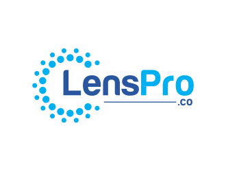 LensPro.co logo design by rokenrol