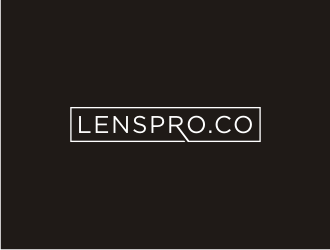 LensPro.co logo design by Artomoro
