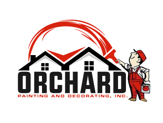 Orchard Painting and Decorating, Inc. logo design by AamirKhan