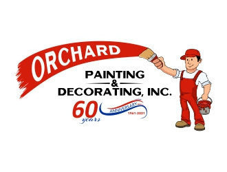 Orchard Painting and Decorating, Inc. logo design by rizuki