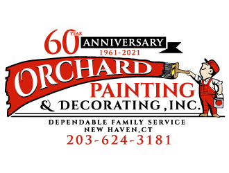Orchard Painting and Decorating, Inc. logo design by dasigns