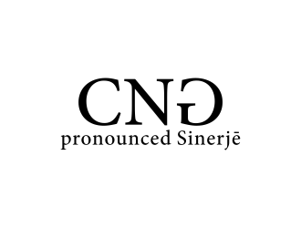 CNG (pronounced Sinerjē) logo design by tukang ngopi