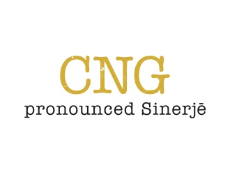 CNG (pronounced Sinerjē) logo design by lexipej