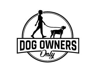 Dog Owners Only logo design by MonkDesign