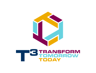 T3  logo design by lexipej