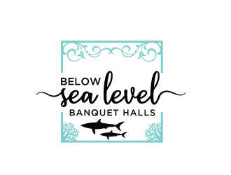 BELOW SEA LEVEL - Banquet Halls logo design by Foxcody