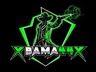 xBama44x logo design by Suvendu