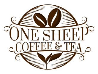 One Sheep Coffee & Tea logo design by rgb1