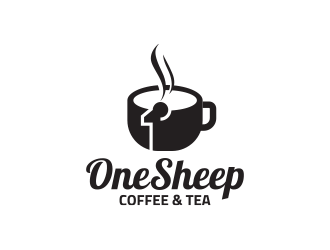 One Sheep Coffee & Tea logo design by yippiyproject