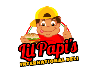LIL PAPIS INTERNATIONAL DELI logo design by Kirito