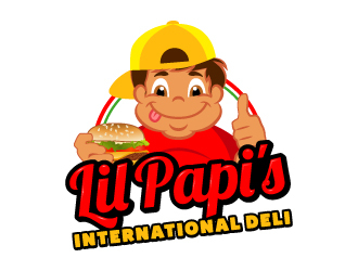 LIL PAPIS INTERNATIONAL DELI logo design by Kirito