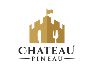 Chateau Pineau logo design by akilis13