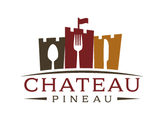 Chateau Pineau logo design by akilis13