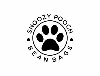 Snoozy Pooch Bean Bags logo design by afra_art