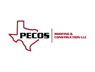 Pecos Roofing & Construction LLC logo design by GassPoll
