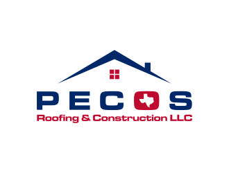 Pecos Roofing & Construction LLC logo design by Avro