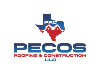 Pecos Roofing & Construction LLC logo design by drifelm