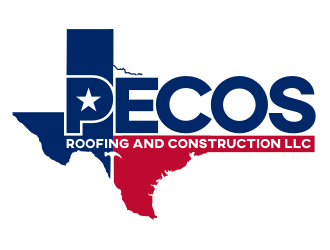 Pecos Roofing & Construction LLC logo design by coco